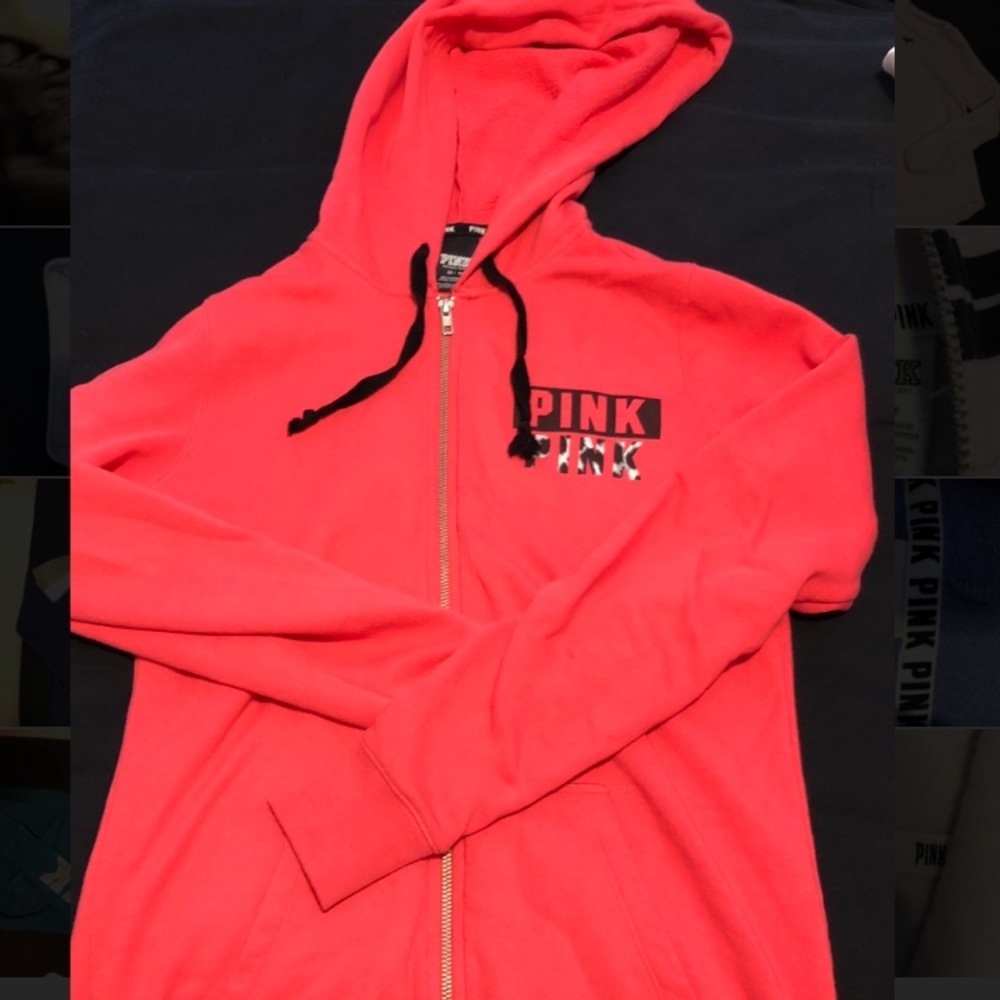 Vs pink zip up